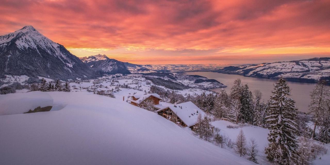 Auszeit-Hotel Z Aeschiried Aeschi Bei Spiez Экстерьер фото
