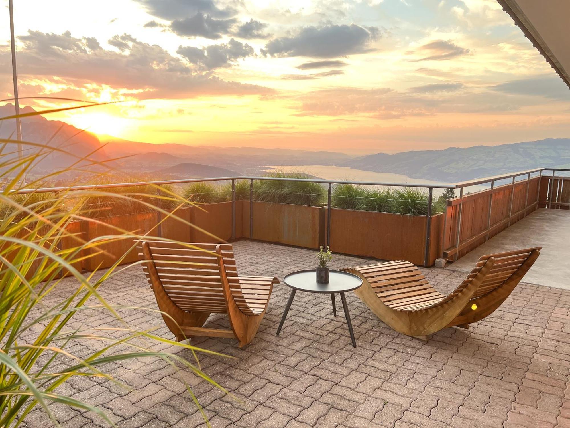 Auszeit-Hotel Z Aeschiried Aeschi Bei Spiez Экстерьер фото